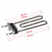 ТЭН стиральной машины BOSCH 2000W (L200мм, прямой, с отв. под датчик), зам. HTR006BO, HTR012BO