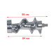 Шнек мясорубки PHILIPS HR2526, HR2726, HR2727, HR2728, HR2729 Шнек мясорубки PHILIPS HR2526, HR2726, HR2727, HR2728, HR2729