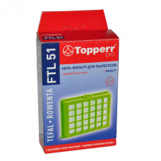 Topperr FTL51 HEPA фильтр пылесоса TEFAL TW52, ROWENTA RO52 Topperr FTL51 HEPA фильтр пылесоса TEFAL TW52, ROWENTA RO52